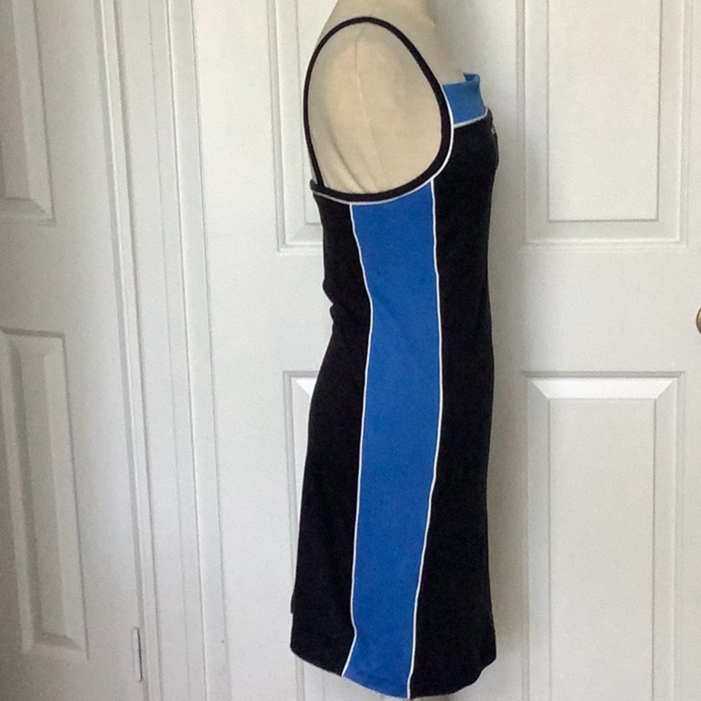 Old Navy Women's Black with Blue accents bodycon dress. Size S Tall. - Picture 4 of 7